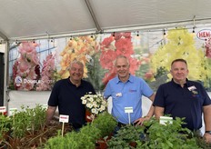 Marco Laan, Rene Knijn, and Joe Messer of Hem Genetics. 